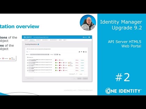 Identity Manager | Upgrade 9.2 #2 | API Server HTML5 Web Portal