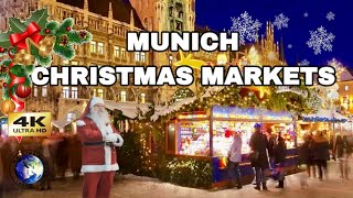 Christmas Markets Munich 2024 | Marienplatz Walking Tour - Holiday Magic!🎄