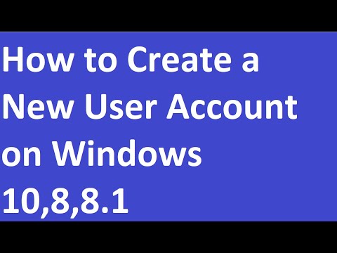 How to Create a New User Account on Windows 10