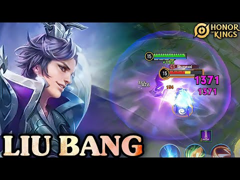 Honor of Kings (Liu Bang) THIS NEW HERO LIU BANG IS GOOD FOR NEWBIE PLAYERS... LIKE ME 😅