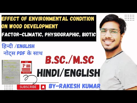 effect of environmental condition on wood development।wood development #bsc #msc #mscbotany