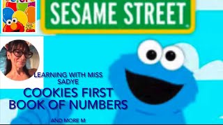 “Counting and colors with #cookiemonster” #sesamestreet #forkids #kidslearning #abc #preschoolfun