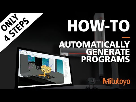 How-To Generate Measurement Programs Automatically – Mitutoyo MiCAT Planner Software