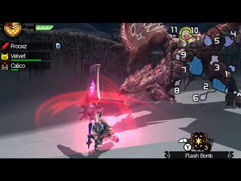 8 Star Key Quest | Khezu, P.Rathian | Monster Hunter 4 Ultimate (Nintendo 3DS)