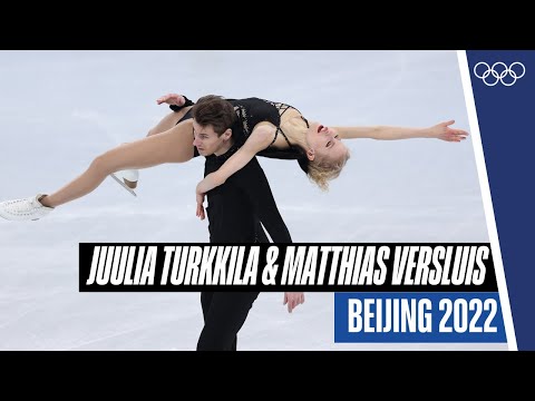 ⛸️ Touching short skate by 🇫🇮 Juulia Turkkila and Matthias Versluis at #Beijing2022 ✨