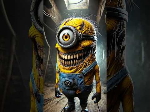 Horror versions of the Despicable Me characters #scary