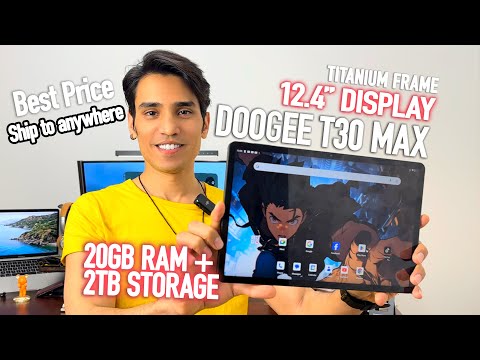 Doogee T30 Max 12.4" Tablet from China only in $349 | ALL IN ONE