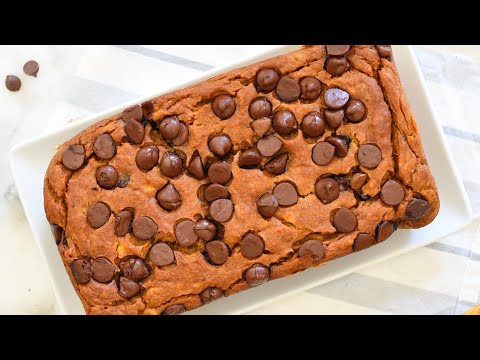 Pumpkin Banana Bread with Chocolate Chips