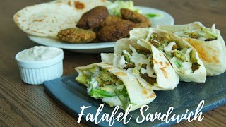 Pocket Falafel Sandwich  || Crispy Falafel Recipe || Asheescookbook