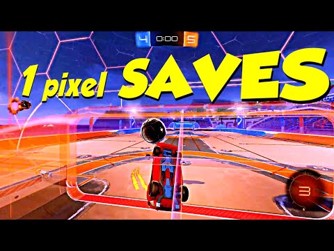 ROCKET LEAGUE BEST SAVES ! 1 PIXEL SAVES, SAVES MONTAGE #20