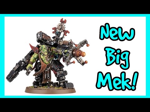 Warhammer 40k - Games Workshop Reveal New Ork Big Mek Miniature!