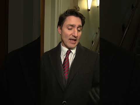 Trudeau’s first words to reporters since Freeland’s exit