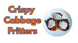 Crispy Cabbage Fritters | Easy Vegetarian Snack