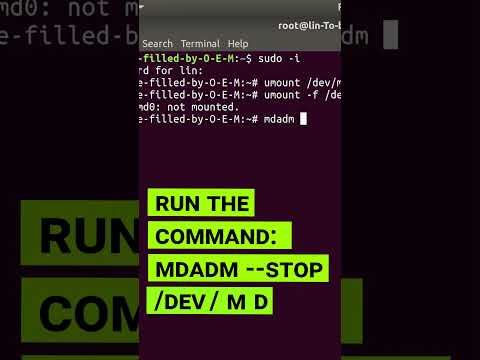 How to convert a software RAID 1 or 0 into RAID 5 #shorts #short #shortvideo #shortsvideo