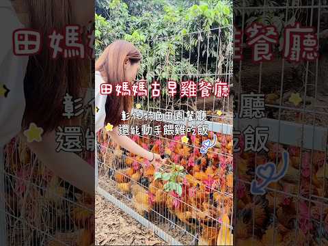 可以餵雞的田園餐廳，彰化芬園有一家結合休閒農場的特色田園餐廳，不只雞隻、蔬菜自種自養，就連超特別的荔枝香腸和芋粿也都是自己手工製作，這家的餐點好吃不貴，非常適合聚餐。飯後在園區逛還有機會動手餵雞吃飯喔