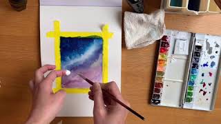 ブーピー工房絵画造形教室　ほしぞらをえがこう