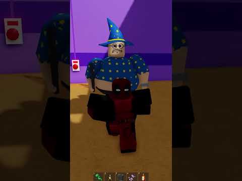 DEADPOOL escape WIZARD'S PRISON RUN #roblox #shorts