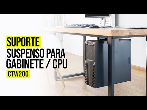 Suporte para Gabinete CPU Suspenso CTW200 CENTRAL SUPORTES - Instalação