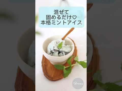 【手作り🍨】簡単チョコミントアイス🌿#shorts