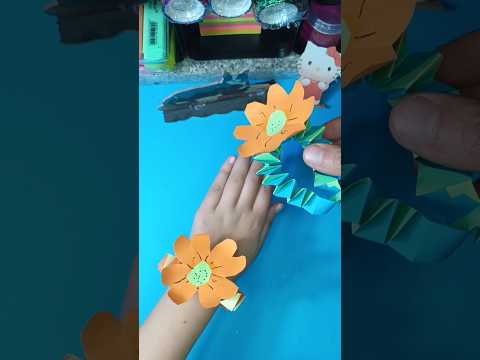 How to Make an Easy Paper Bracelet|Origami Crafts #shortvideo #art #origami #diy #trending #drawing