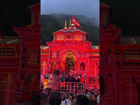 Badrinath Temple Rainbow 🌈 Shades #vishnu #Badrinath dham #Badrinath temple #shiva #shivling #shiv