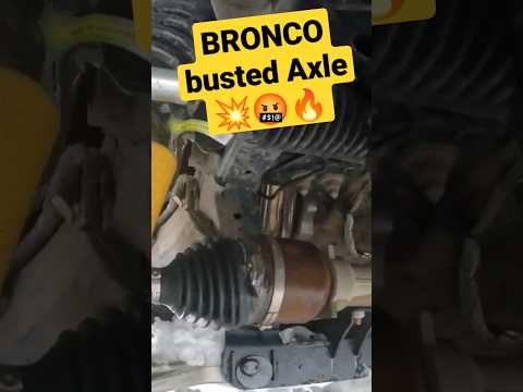 Ford BRONCO Breaks AXLE 💥🤬💥 #shorts #fordbronco #offroadfails