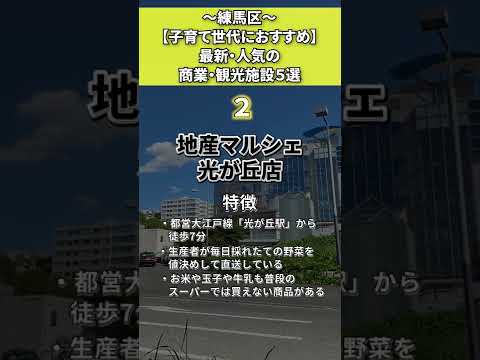 練馬区 最新・人気の商業観光施設５選