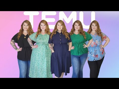 Temu Plus Size Try-On Haul | August 2024 #temu #temuplussize