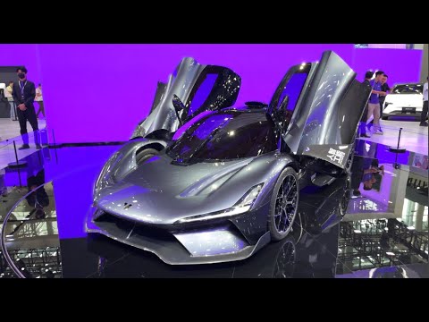 All New Geely & Baidu Jiyue Robo-X Electric Supercar Walkaround—Guangzhou Motor Show 2024 | 4K