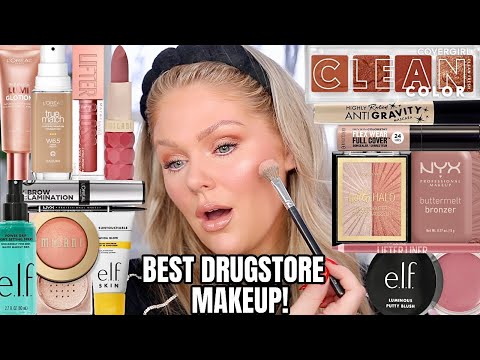 Full Face of DRUGSTORE Makeup That's *BETTER* Than HIGH END 😍 Best Drugstore Makeup 2024