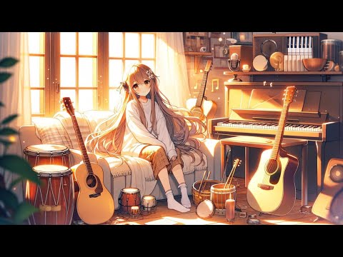 Bright and warm LOFI music - soothing background music for everyday listening while relaxing