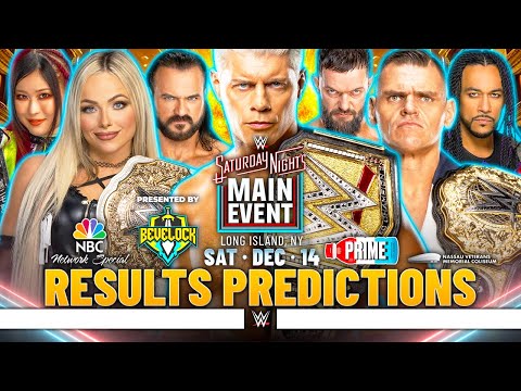 WWE Saturday Night's Main Event 2024 - Results Predictions | Bevelock