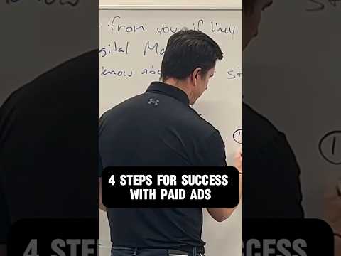 4 Steps for Success with Paid Ads. #advertising #leadgeneration