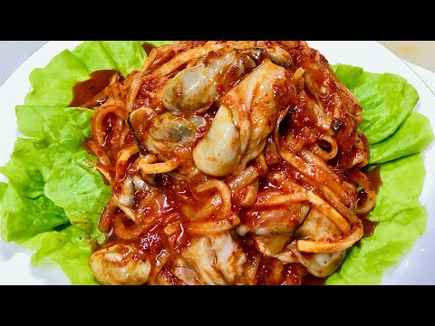 (15-4)旬の牡蠣をキムチ漬け(생굴 김치)冬の珍味 #cooking #韓国料理 #キムチ #kimchi #牡蠣 #カキ