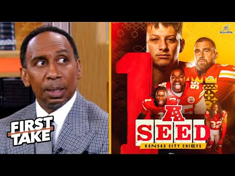 FIRST TAKE | "KC' three-peat is inevitable" - Stephen A reacts to Chiefs clinch top spot in AFC