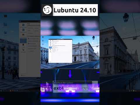 Lubuntu 24.10 Oracular Oriole Quick Overview #shorts