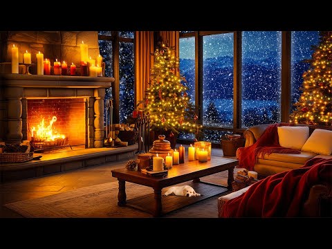 Cozy Evenings by the Fireplace🔥Burning Fireplace  for Relaxtion, Sleep 🔥Cozy Fireplace