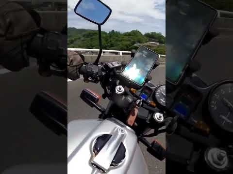 CB750Fで音戸大橋