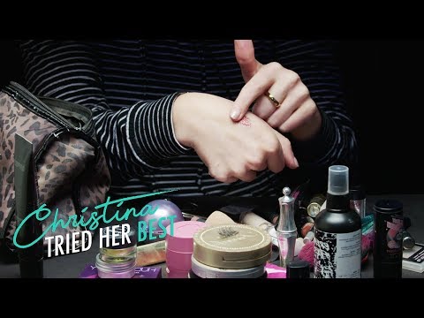 ASMR Makeup Bag Cleaning | Christina Tried Her Best | HelloGiggles