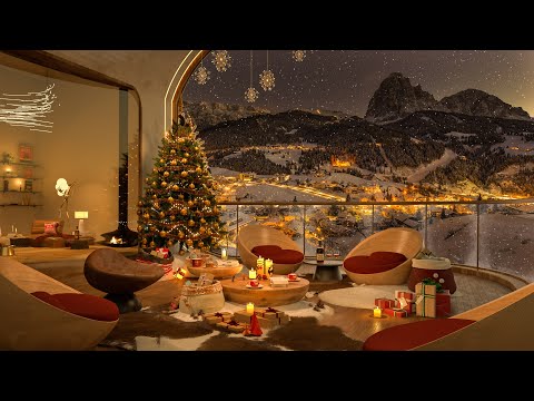 Elegant Christmas Jazz 2025 | 4K Penthouse Views & Soothing Holiday Tunes 🎅🎄