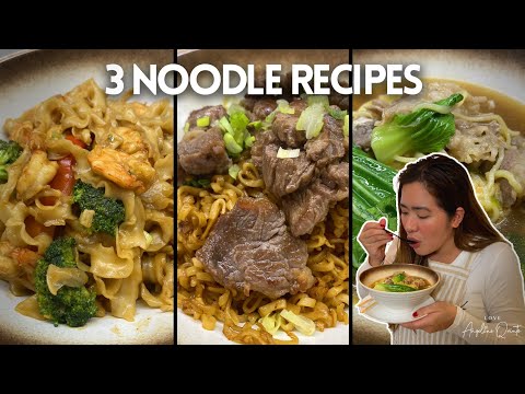 3 NOODLE RECIPES! #LutoNiAngeline | Love Angeline Quinto