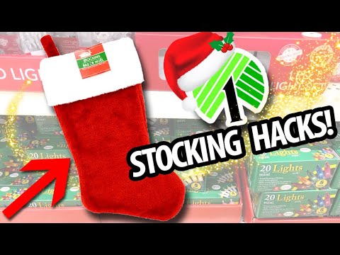 Use $1 STOCKINGS in these UNIQUE ways! Dollar Tree Christmas DIYs! 2024