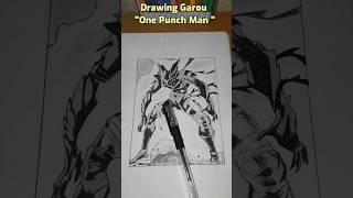 Drawing Garou " One Punch Man " #challenge #coloring #onepunchman #1kvideo