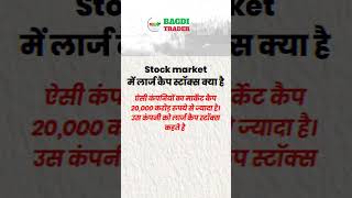 Large-cap Stocks क्या है #stockmarket #largecapstocks #trading #largecap #viral