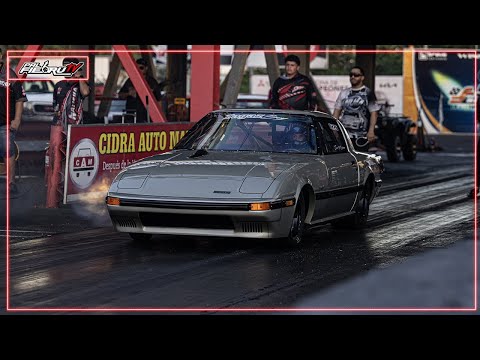 Zagaz Boy Mazda Rx-7 13b All motor en los 8 segundos - Salinas Speedway