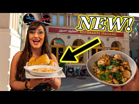 Mama Melrose NEW MENU 🍝 Disney World Hollywood Studios food review