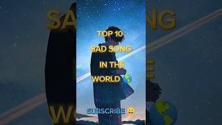 Top 10 Sad song in the world 🌎 | Sad song #scroll #fact #song #viral #youtubeshorts #like #subscrib