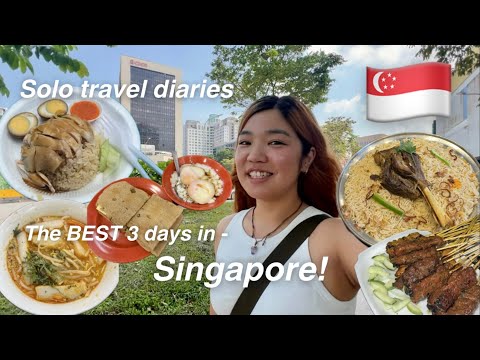 SINGAPORE VLOG SOLO TRAVEL- First time!! FOOD & Little India, Arab Street, Chinatown! SE Asia #20