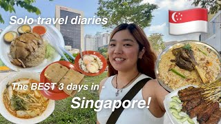 SINGAPORE VLOG SOLO TRAVEL- First time!! FOOD & Little India, Arab Street, Chinatown! SE Asia #20