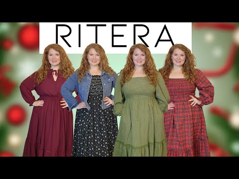 Ritera Winter Dress Haul | December 2024 #ritera #wearselflove #plussizefashion